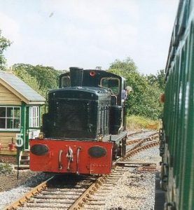 At Wootton Class 03 No D2059 runs around the train for the journey back to Smallbrook Junction.