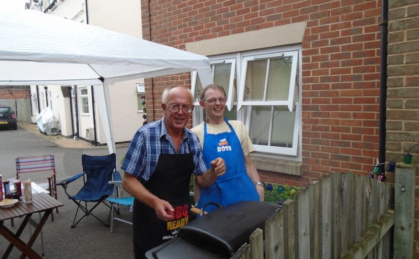 Barbecue at Simon and Sarah's house